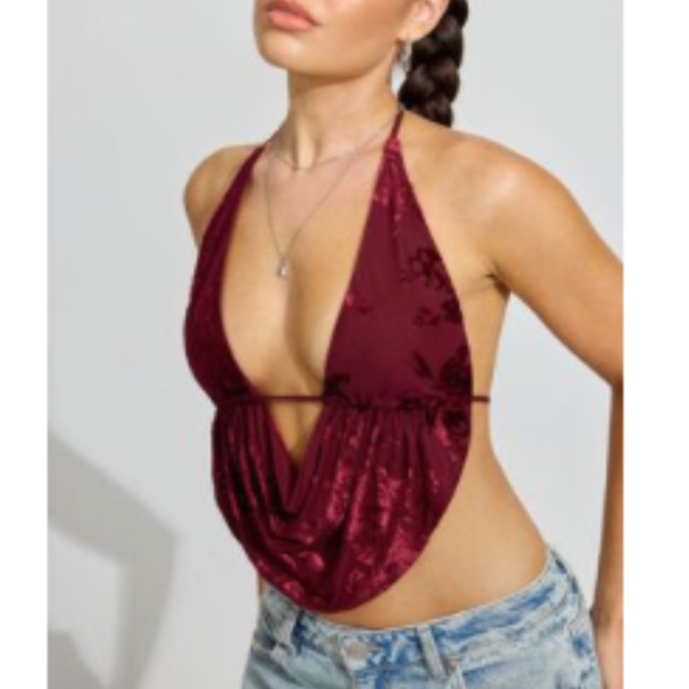 Garage Open Back Cowl Top
